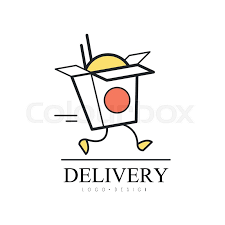 A logo for delivery service