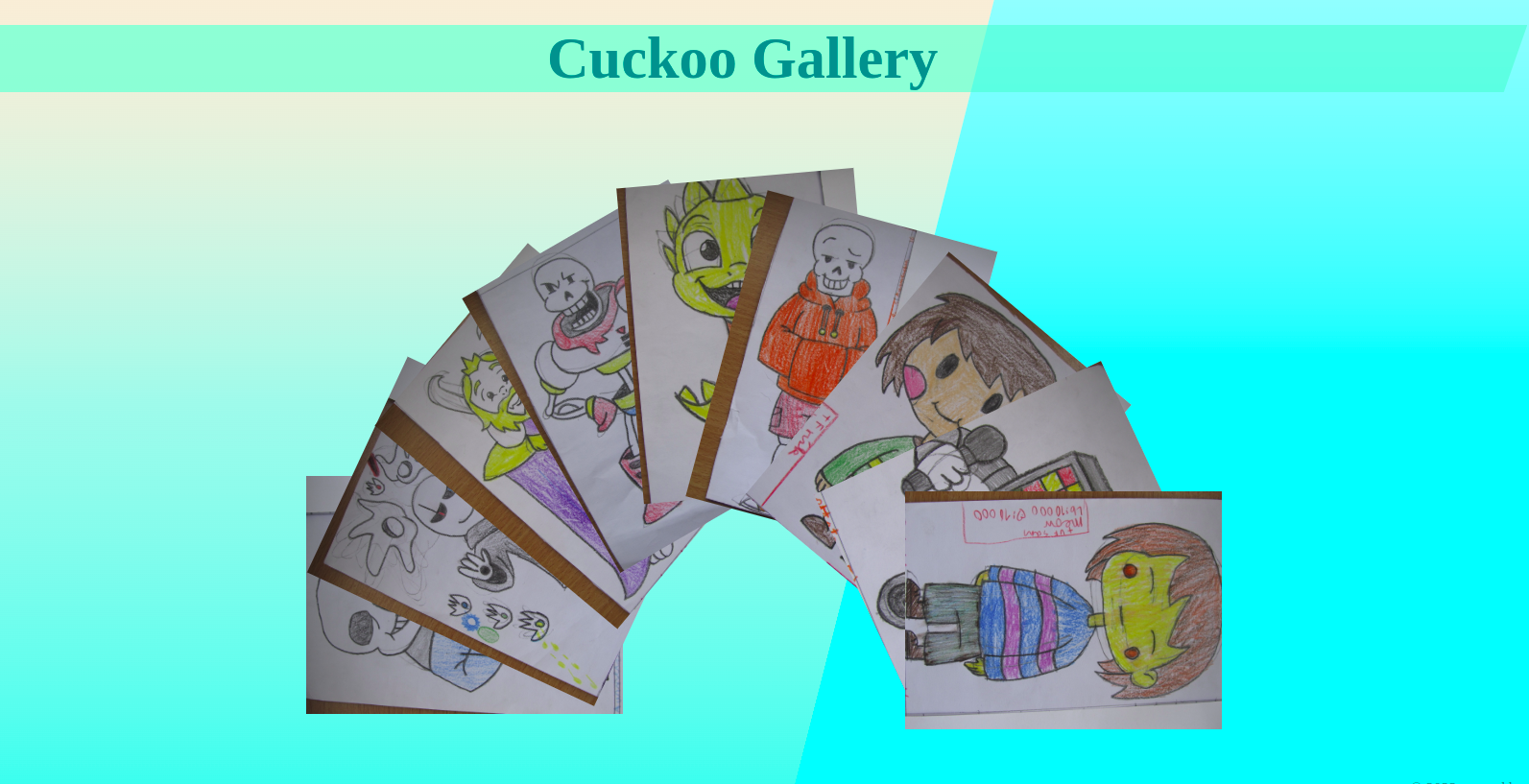 Cuckoo draws gallery webpage screenshot