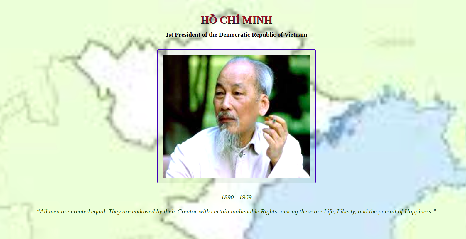 Hochiminh PortFolio screenshoot