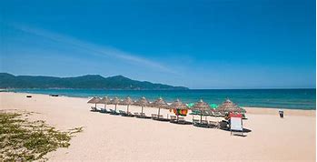 Danang beautiful white sand beach