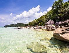 The beautiful Phuquoc white sand beach