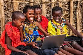 lots of kids on one computer